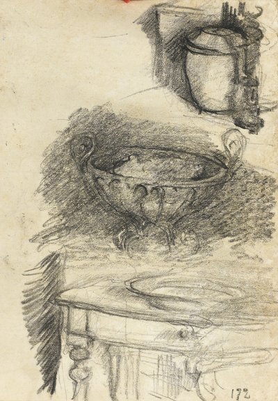 Still life of kitchen utensils, c.1890 by Albert de Belleroche